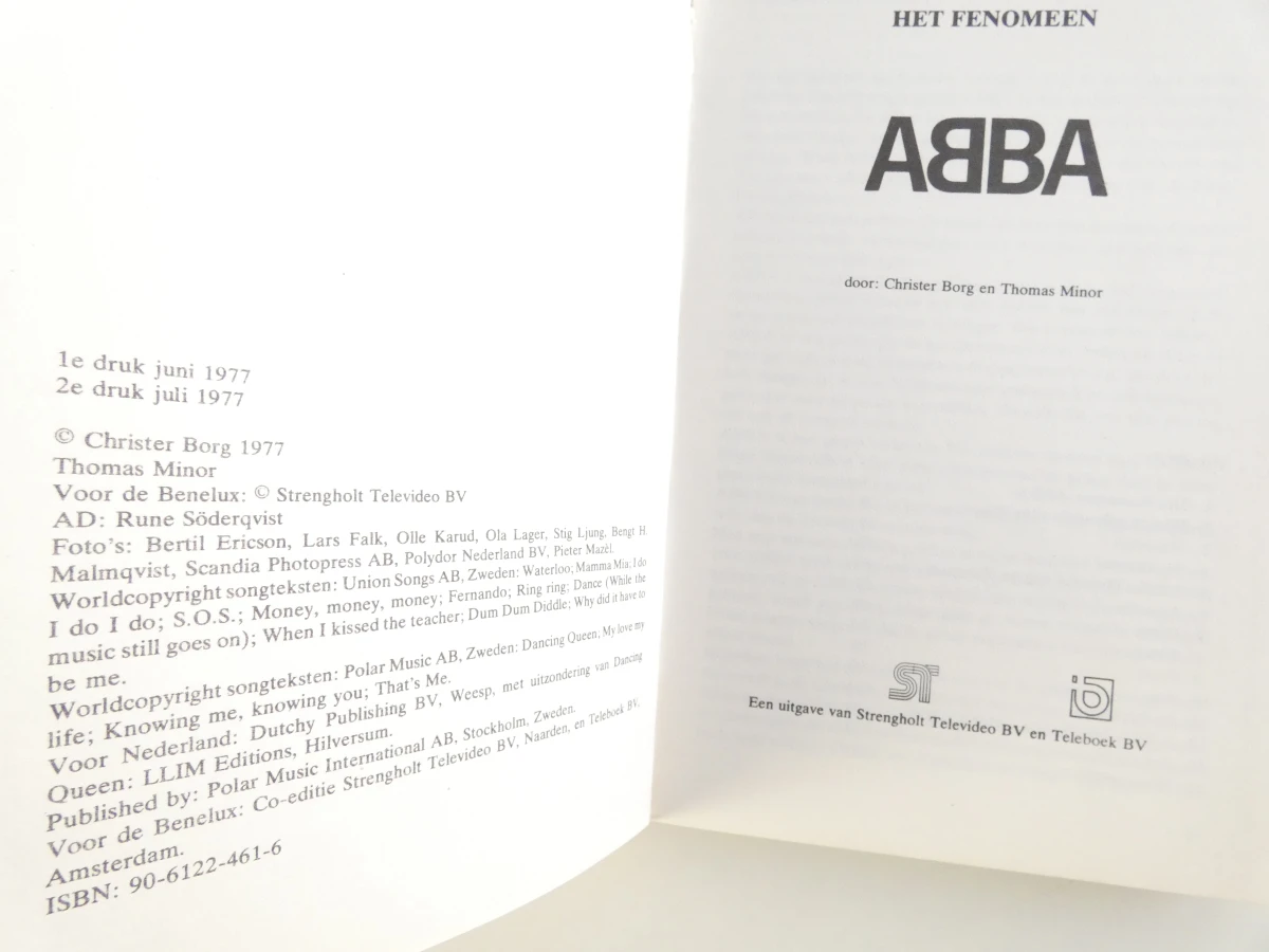 ABBA-verzameling: boeken, tijdschriften, krantenknipsels. - foto 5