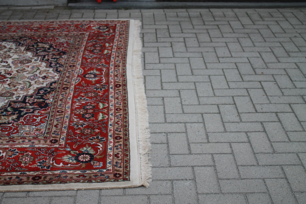 Groot handgeknoopt Kashan-tapijt - foto 5