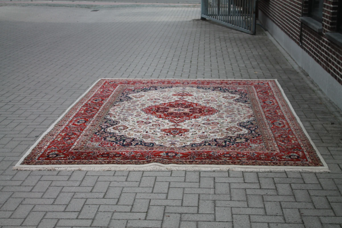 Groot handgeknoopt Kashan-tapijt - foto 2