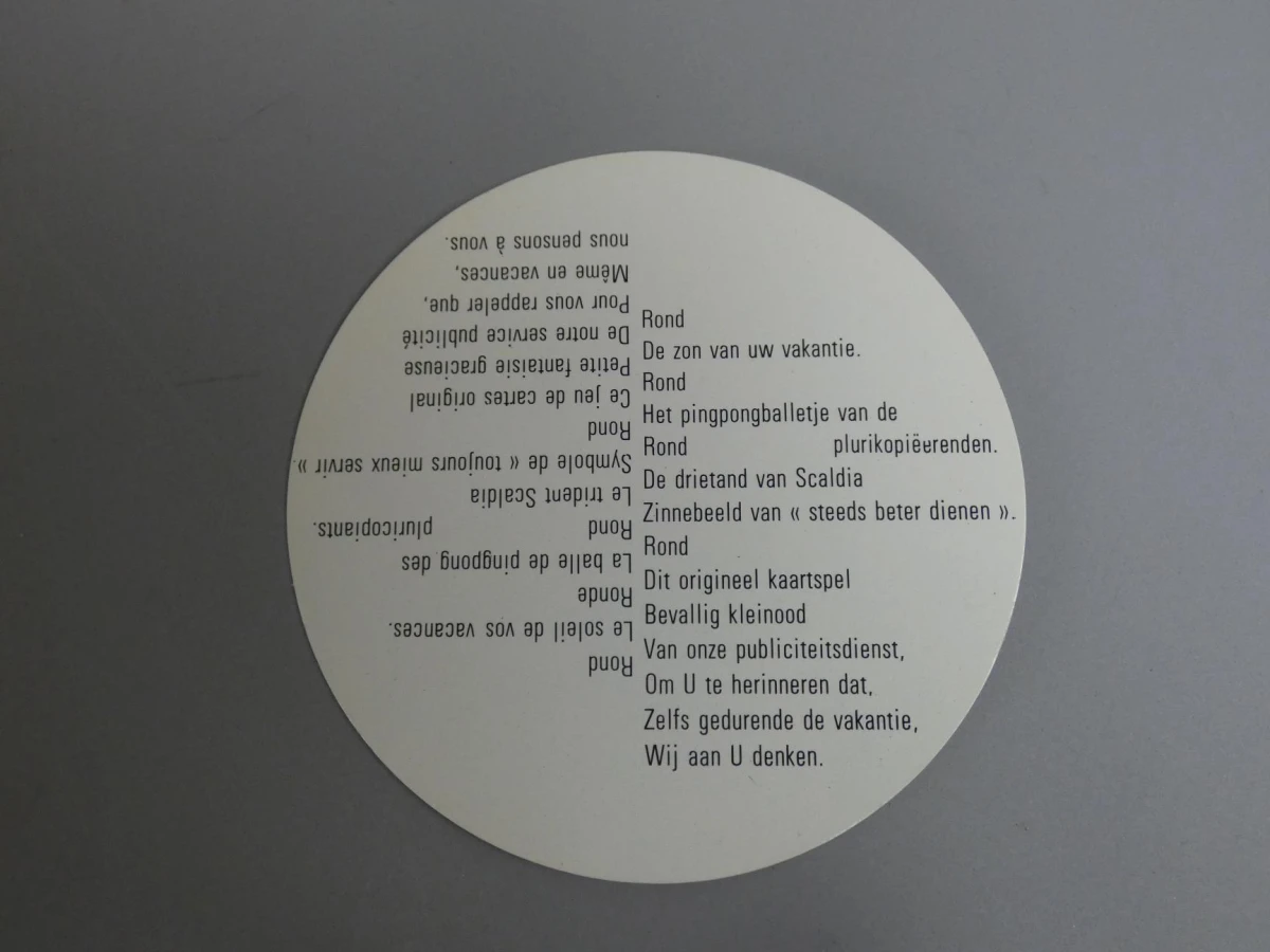 Vintage Scaldia Papier Kaartspel - foto 6