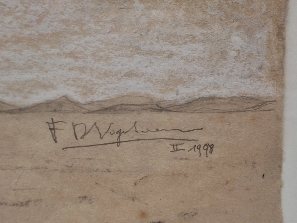 Fons De Vogelaere - Gekooide roofvogel - gemengde techniek, gesigneerd en gedateerd 1998 - Fons De Vogelaere - foto 9