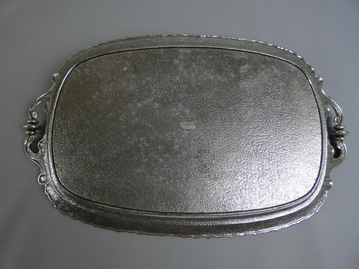 Verzilderde dienblad / serveerschaal - foto 2