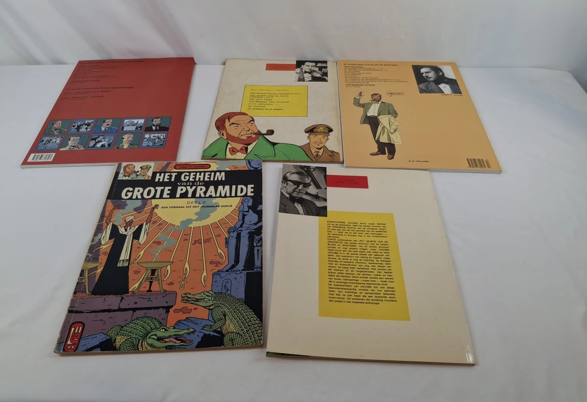Set van 14 oude stripboeken Edgar P. Jacobs - foto 7
