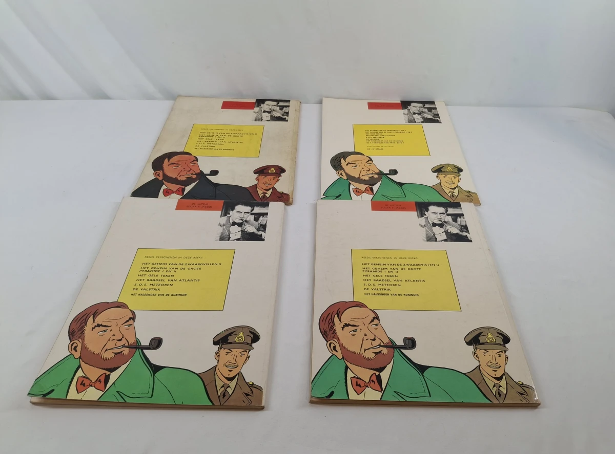 Set van 14 oude stripboeken Edgar P. Jacobs - foto 5