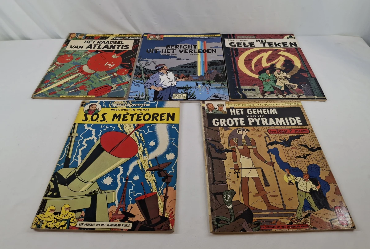 Set van 14 oude stripboeken Edgar P. Jacobs - foto 3