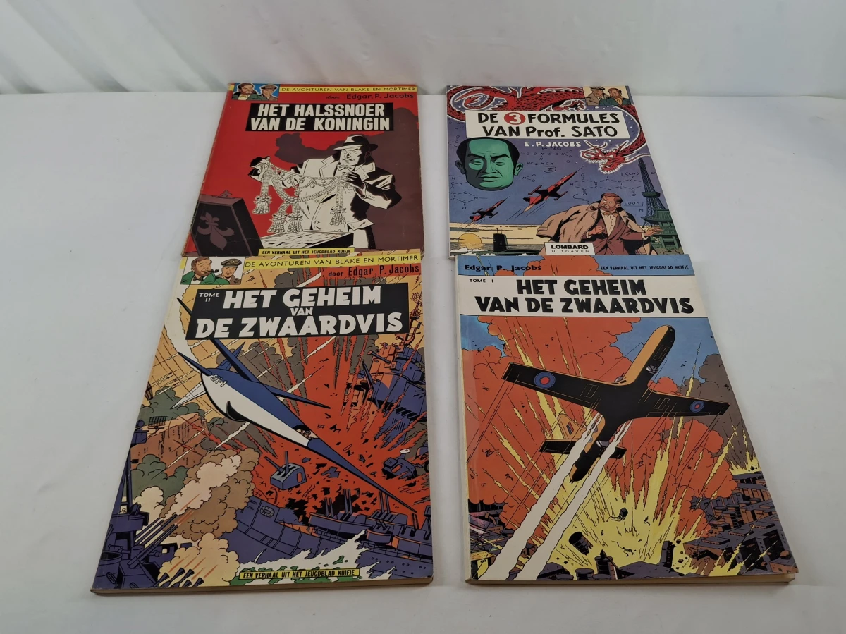 Set van 14 oude stripboeken Edgar P. Jacobs - foto 4