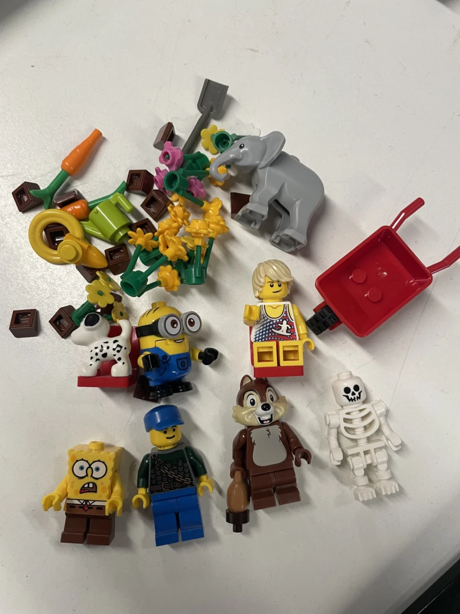 Grote doos met diverse bouwstenen en figuren - foto 16