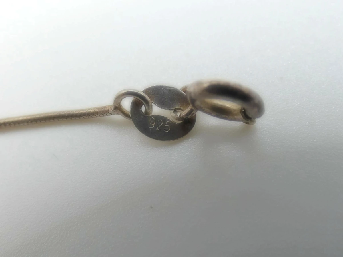 Zilveren collier met hanger - foto 4