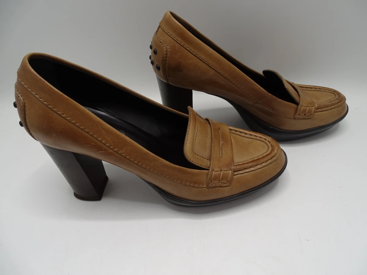 Tod's bruine leren damesschoenen - foto 4