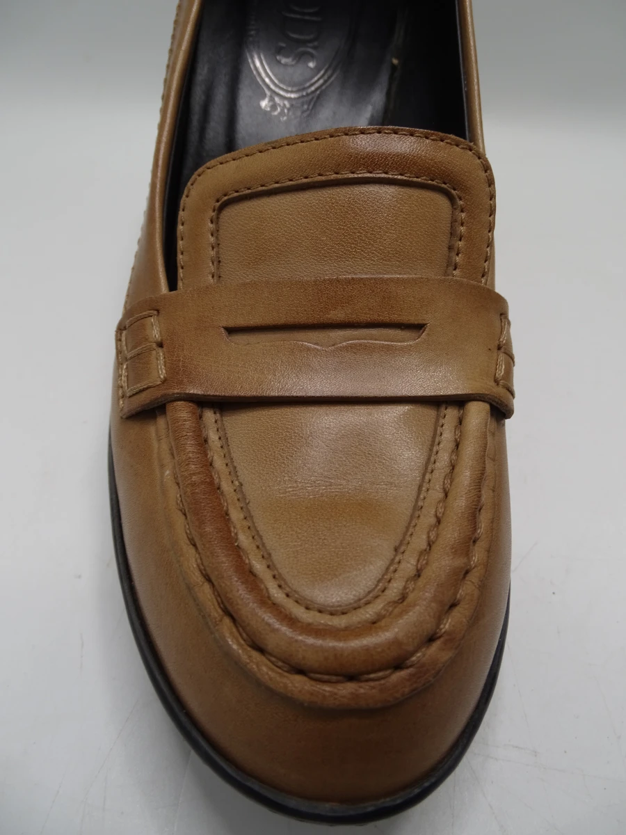 Tod's bruine leren damesschoenen - foto 6