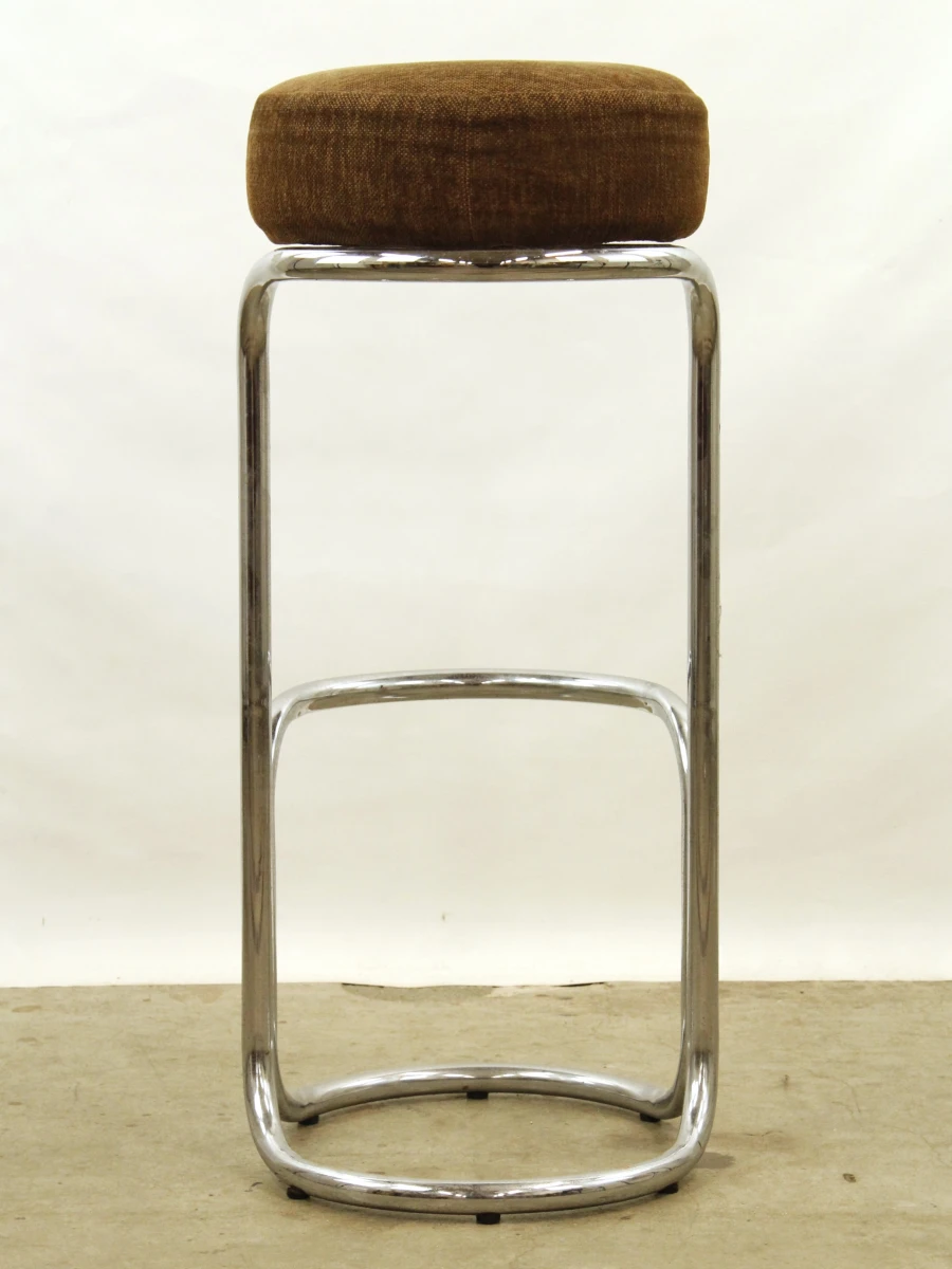 Set van 2 vintage design barkrukken - Luc Meerschaert & Ivan De Cock voor Sigma Furniture, 1971 - foto 6