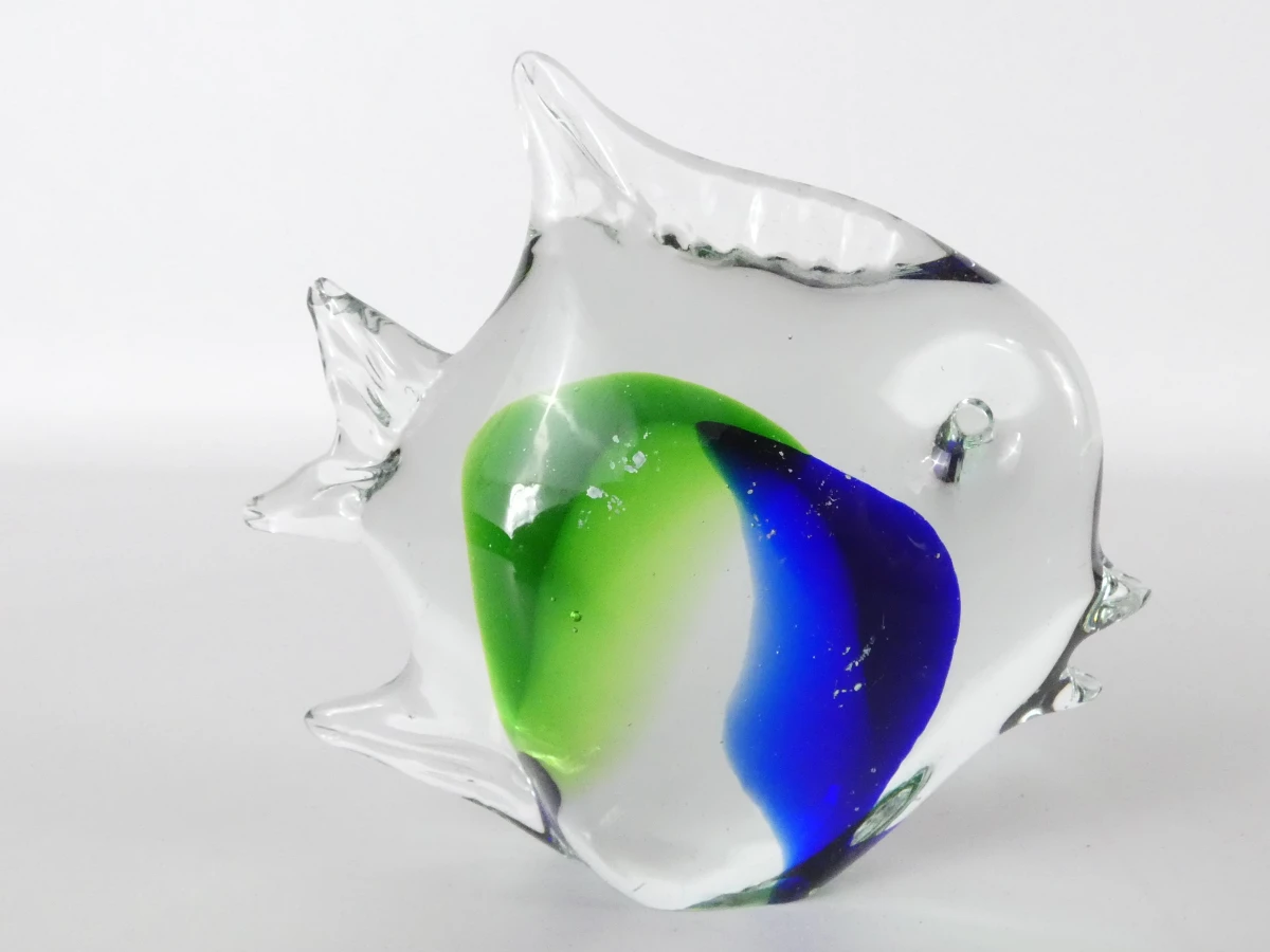 Set van zes handgemaakte glazen zeedieren – foto 6 – kavel bij De Kringwinkel, Heverlee