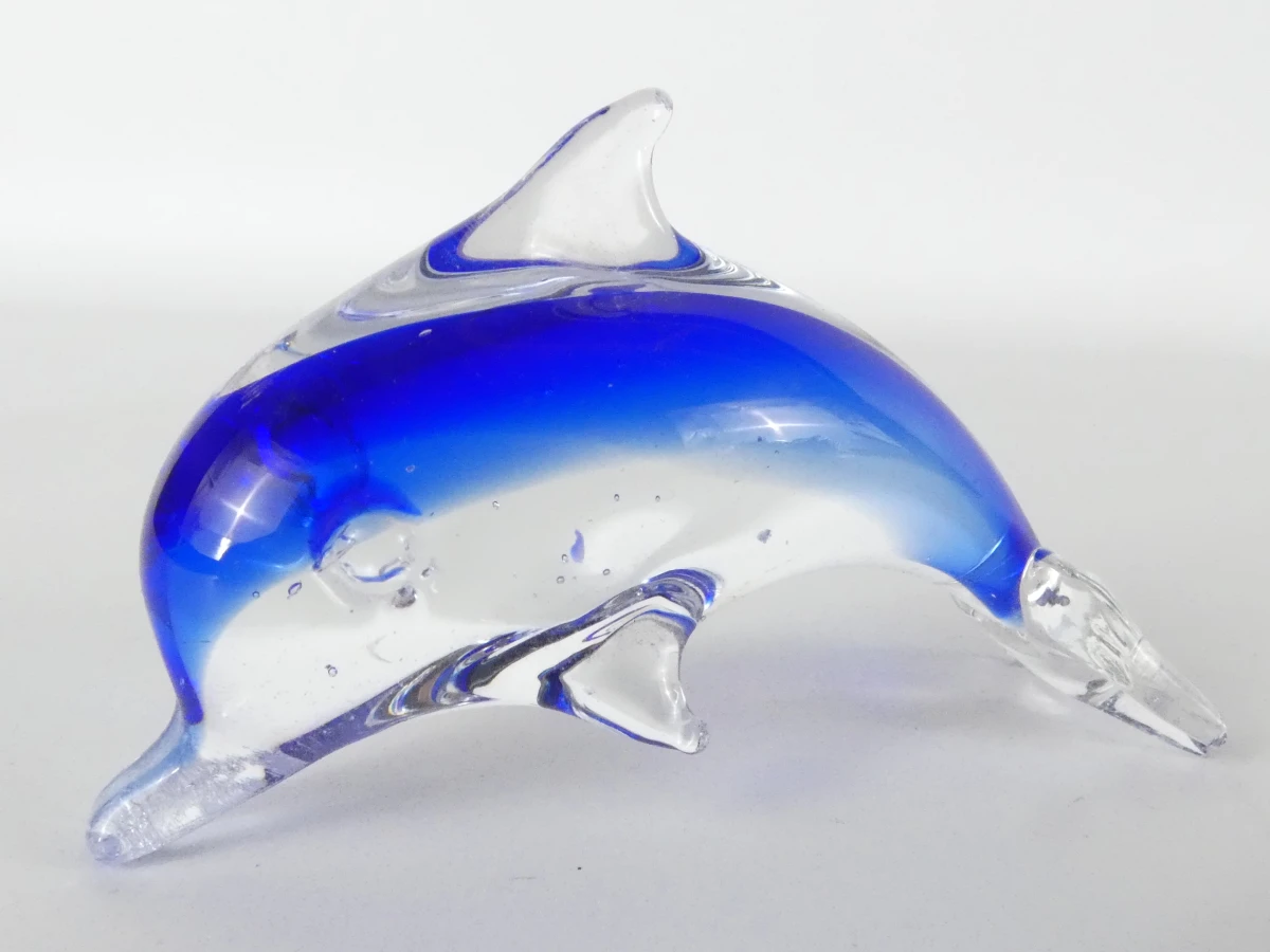 Set van zes handgemaakte glazen zeedieren - foto 7