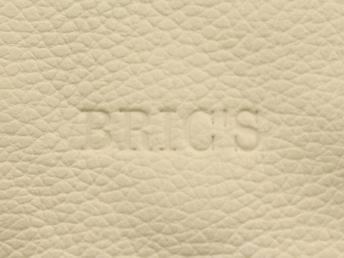 Bric's - crèmekleurige, lederen schoudertas - made in Italy - foto 3