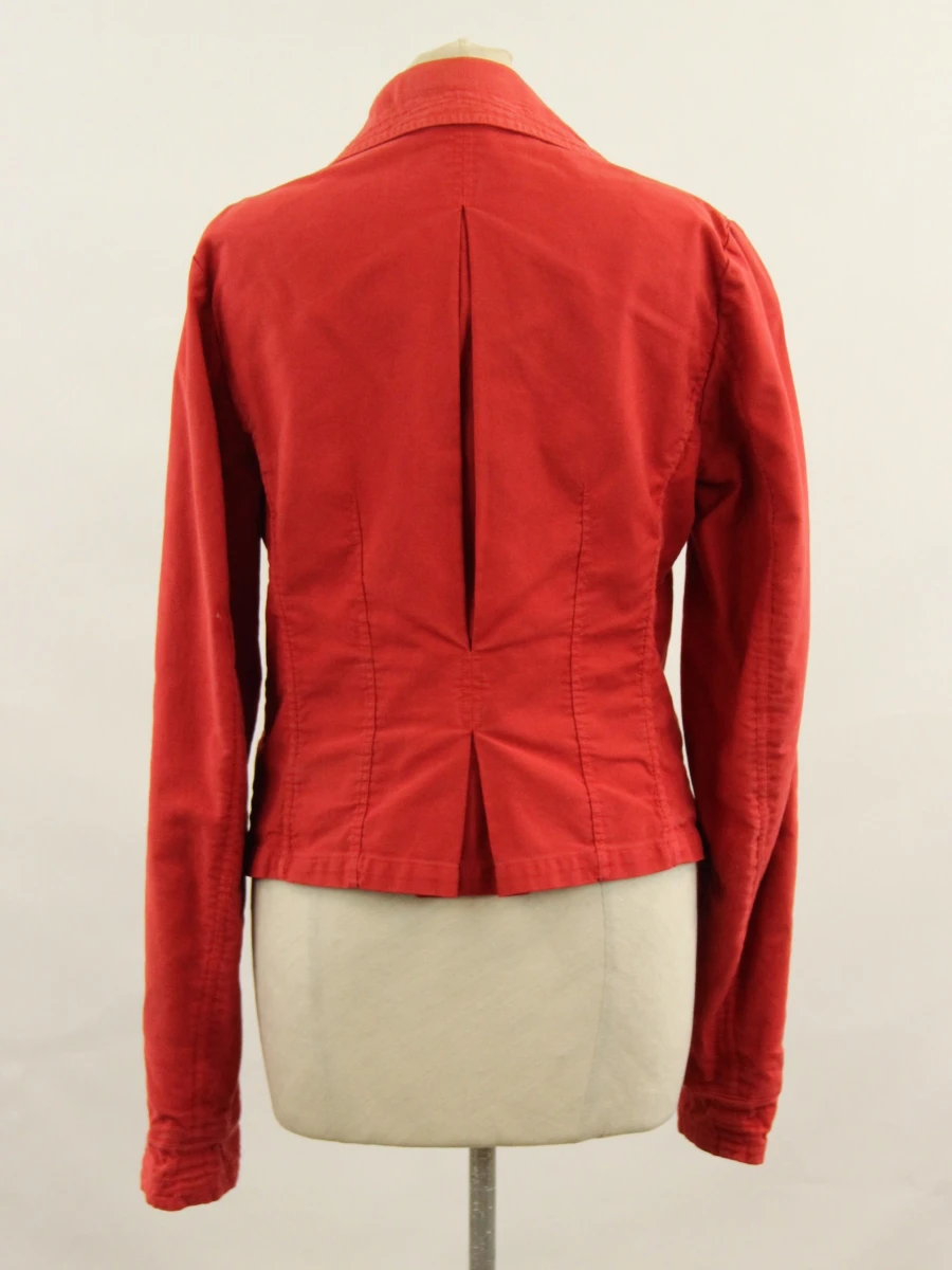 Dries Van Noten – rood katoenen jasje met toggle-sluitingen - foto 7