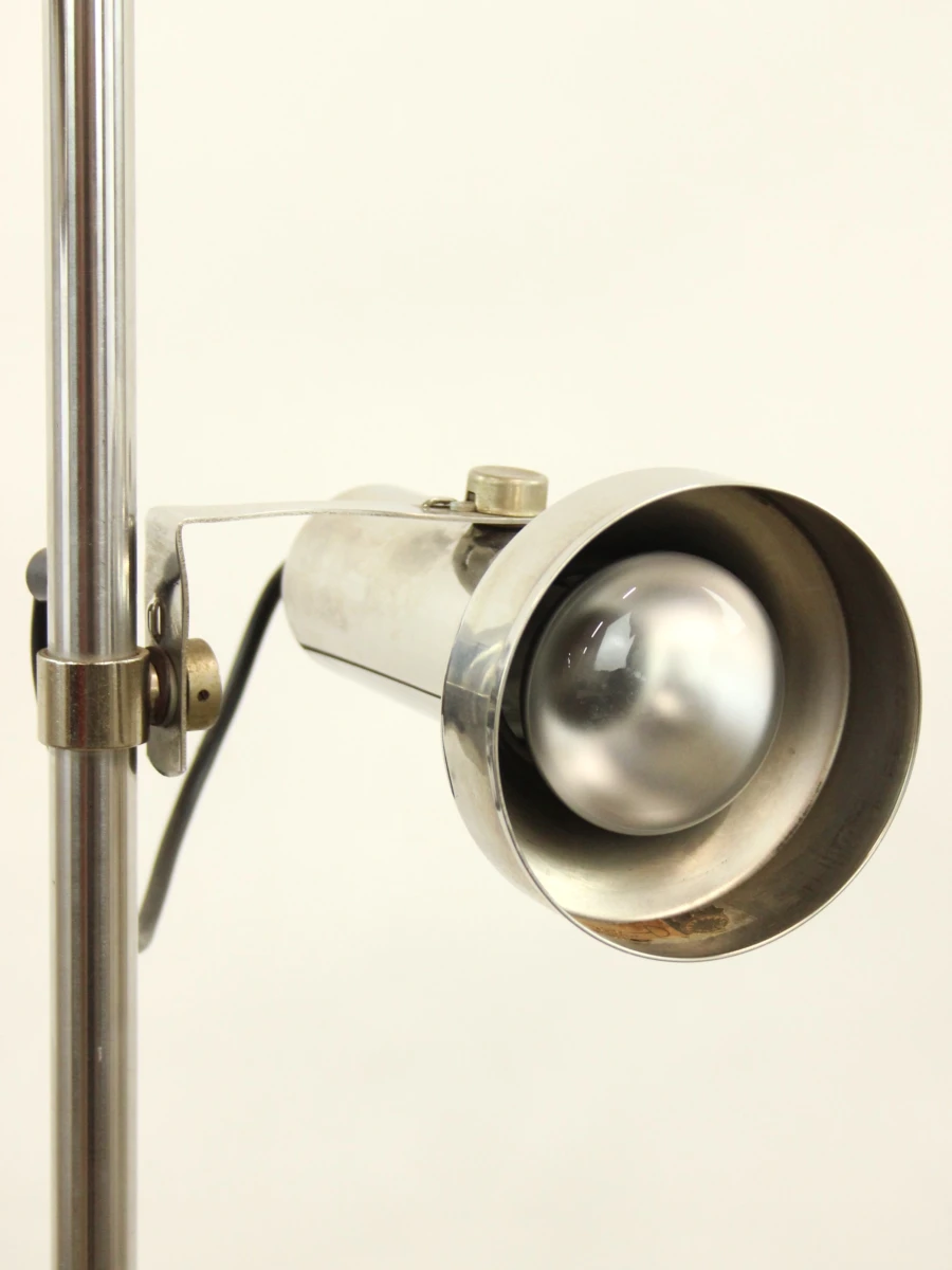 Jaren 70 chroom vloerlamp - foto 4