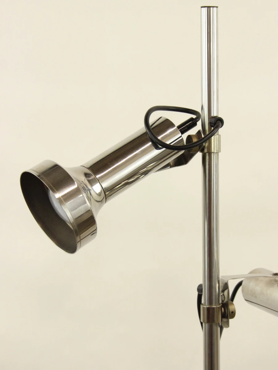 Jaren 70 chroom vloerlamp - foto 5