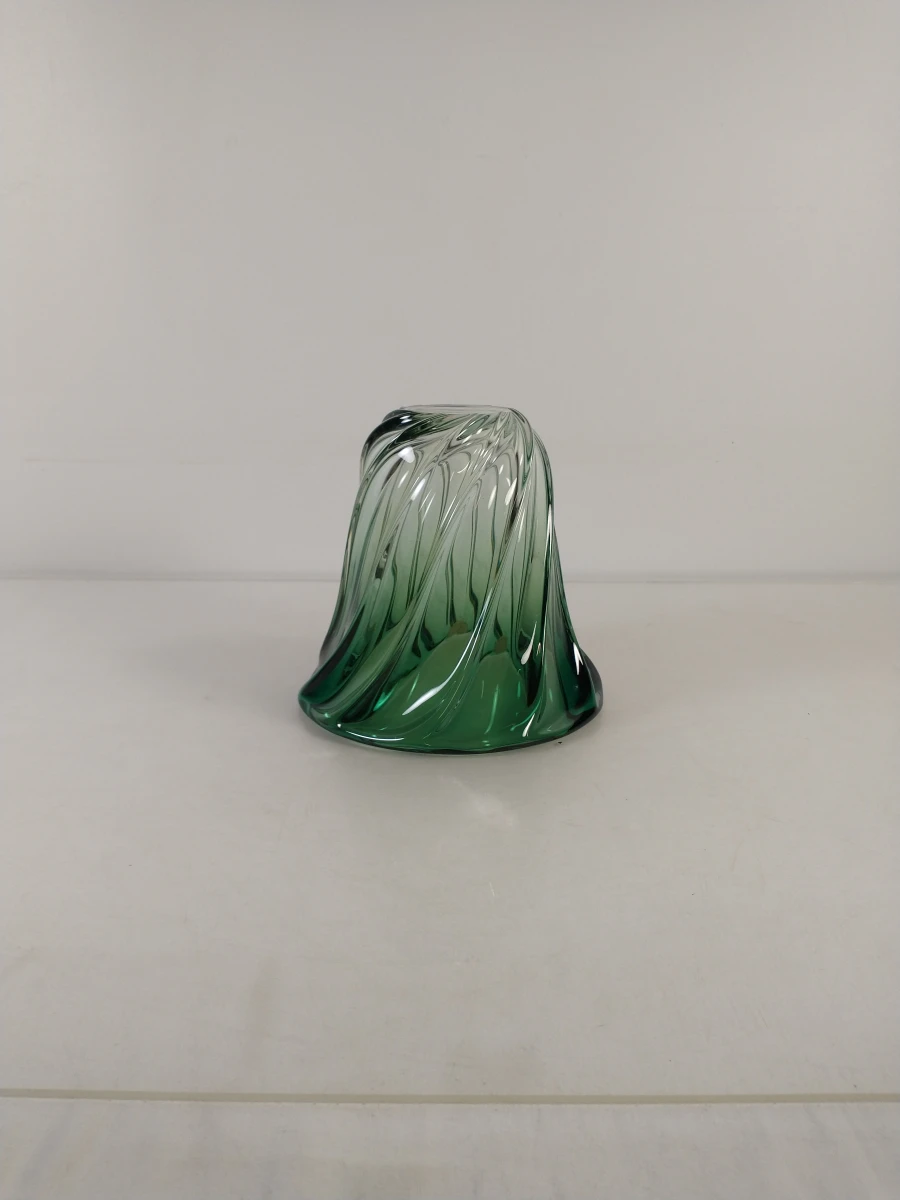Set van 2 groene glazen decoratieve schaaltjes - foto 8