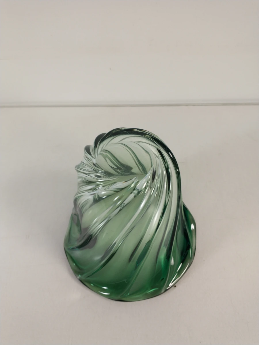 Set van 2 groene glazen decoratieve schaaltjes - foto 9
