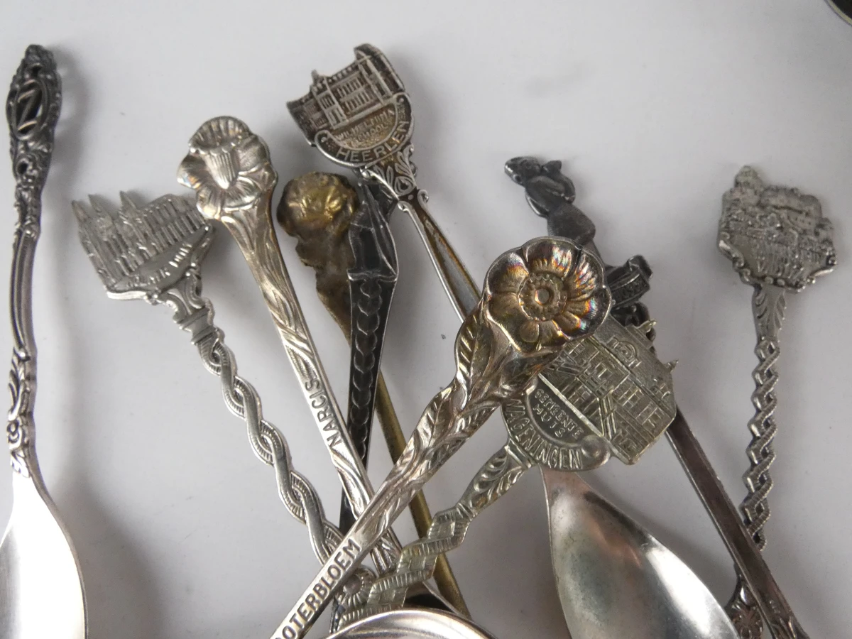 Verzameling souvenirlepels diverse steden en thema's(313 stuks) - foto 6