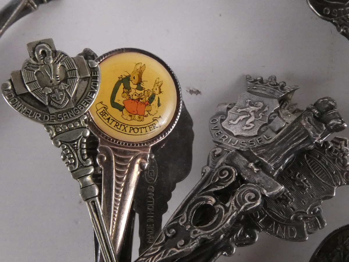 Verzameling souvenirlepels diverse steden en thema's(313 stuks) - foto 14