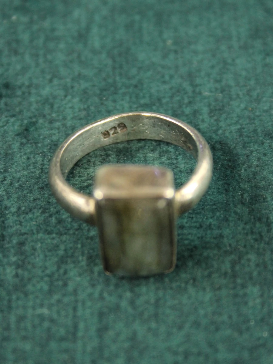 Sterling zilveren ring met labradoriet - foto 2