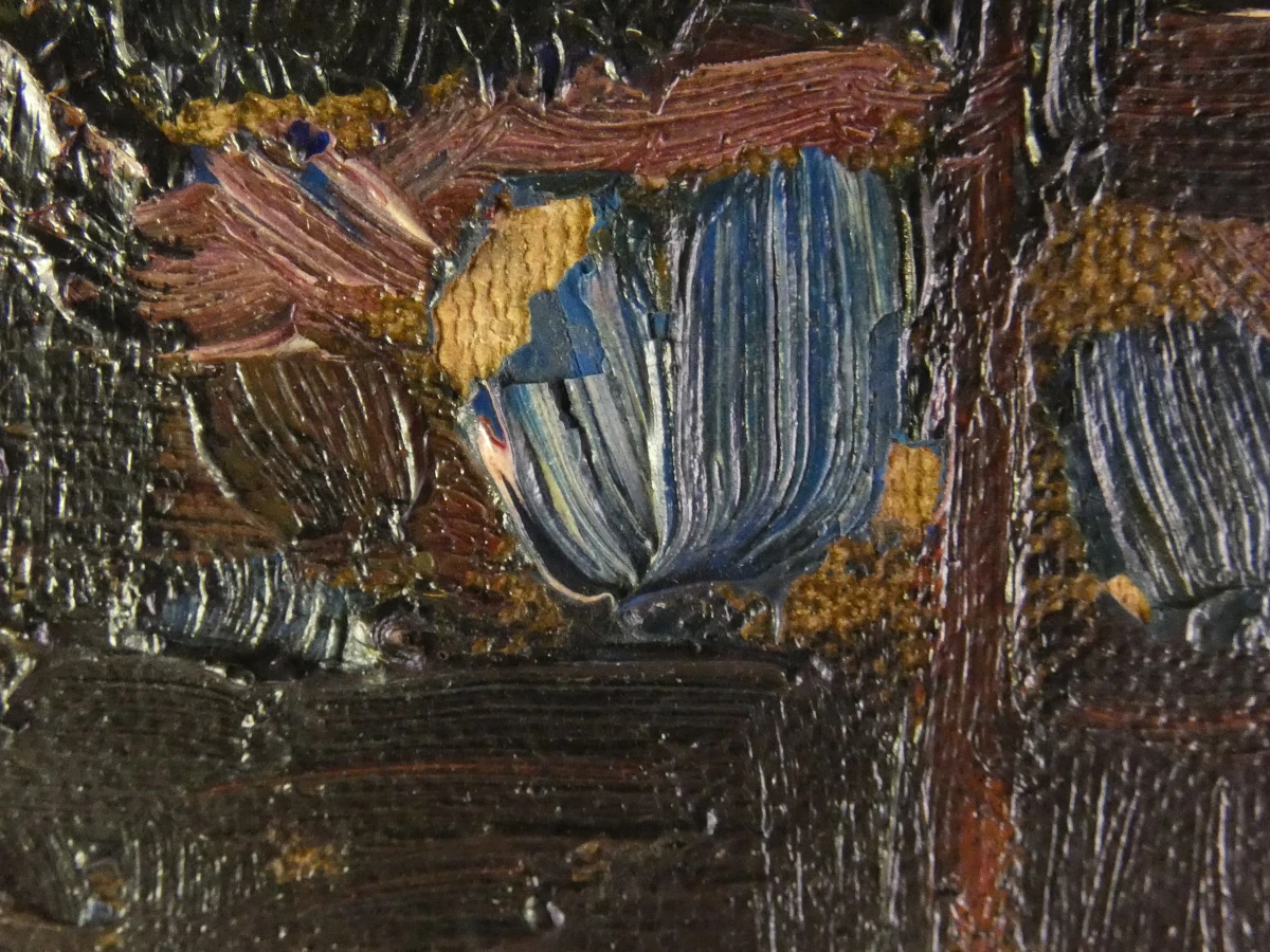 Olieverfschilderij havengezicht - Gesigneerd “a. Saverys” - foto 4