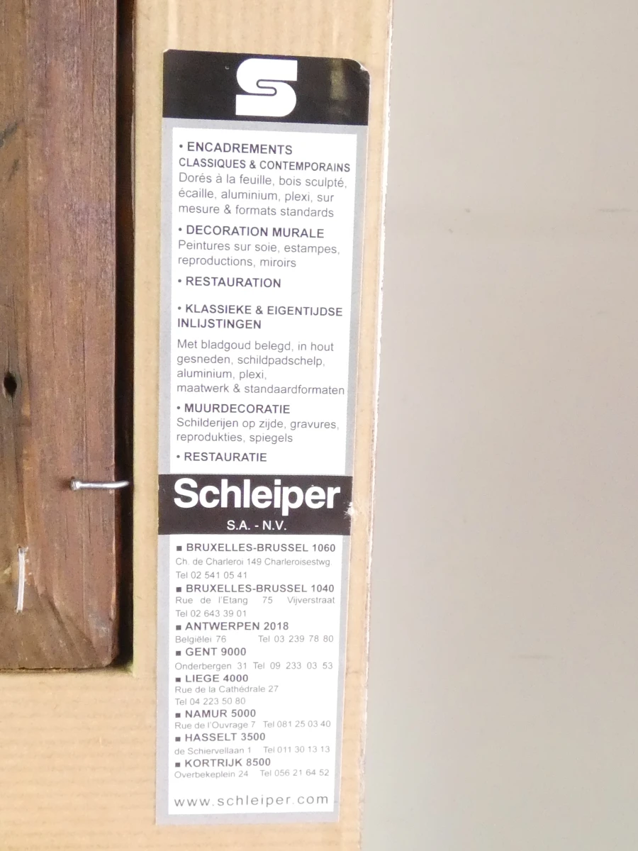 Olieverfschilderij havengezicht - Gesigneerd “a. Saverys” - foto 11