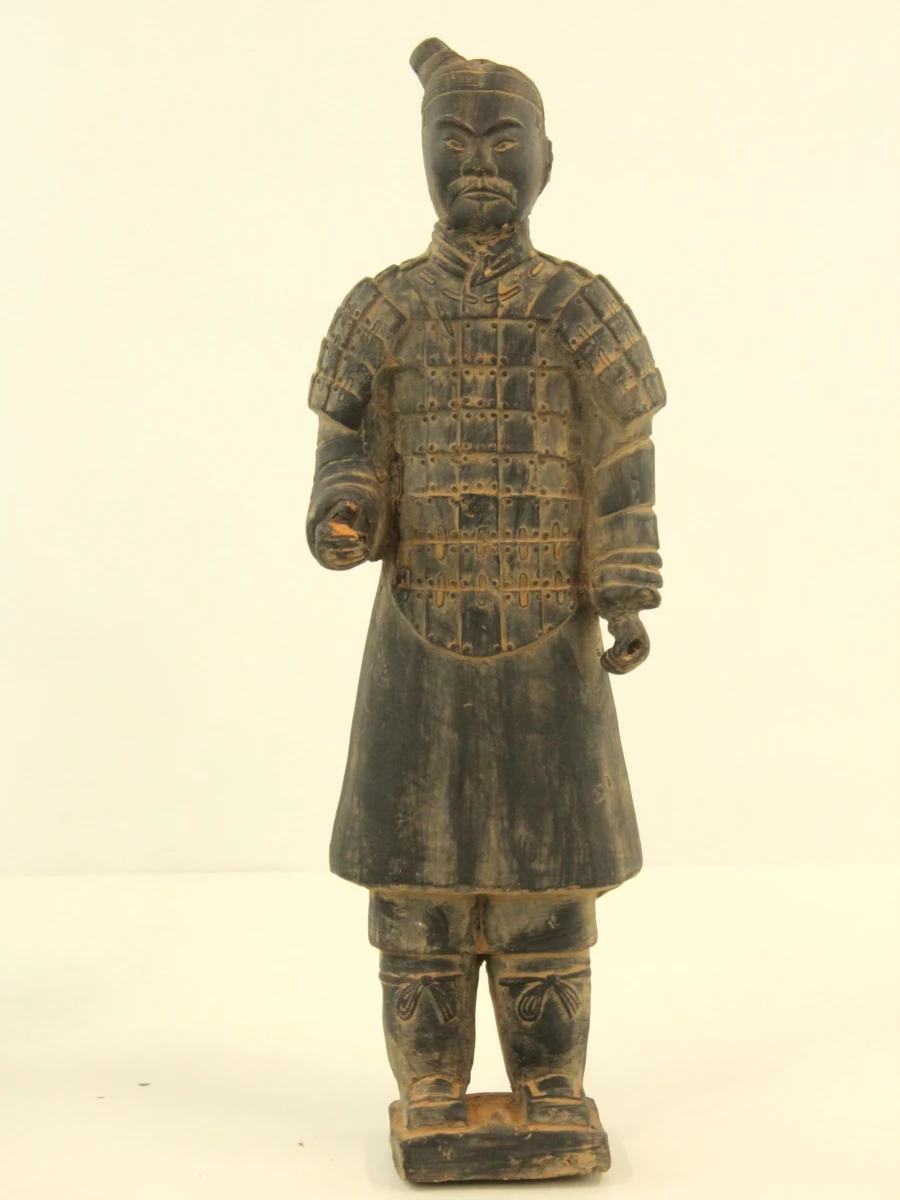 Set van 9 verschillende terracotta krijgers - geïnspireerd op het Chinese Terracottaleger - foto 3