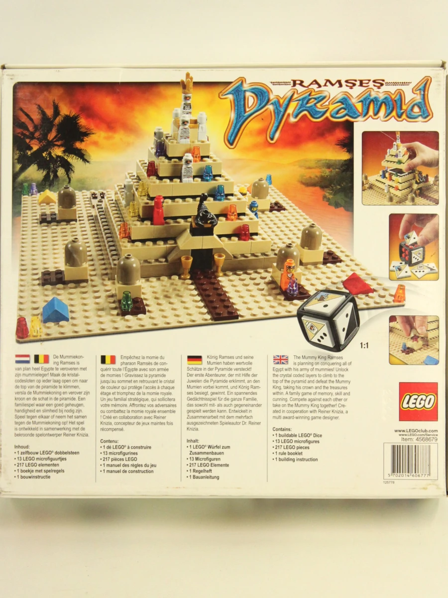 Lot van 6 diverse gezelschapsspellen, o.a. Game of Thrones en LEGO Ramses Pyramid - foto 6