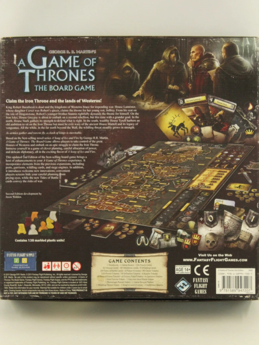 Lot van 6 diverse gezelschapsspellen, o.a. Game of Thrones en LEGO Ramses Pyramid - foto 7