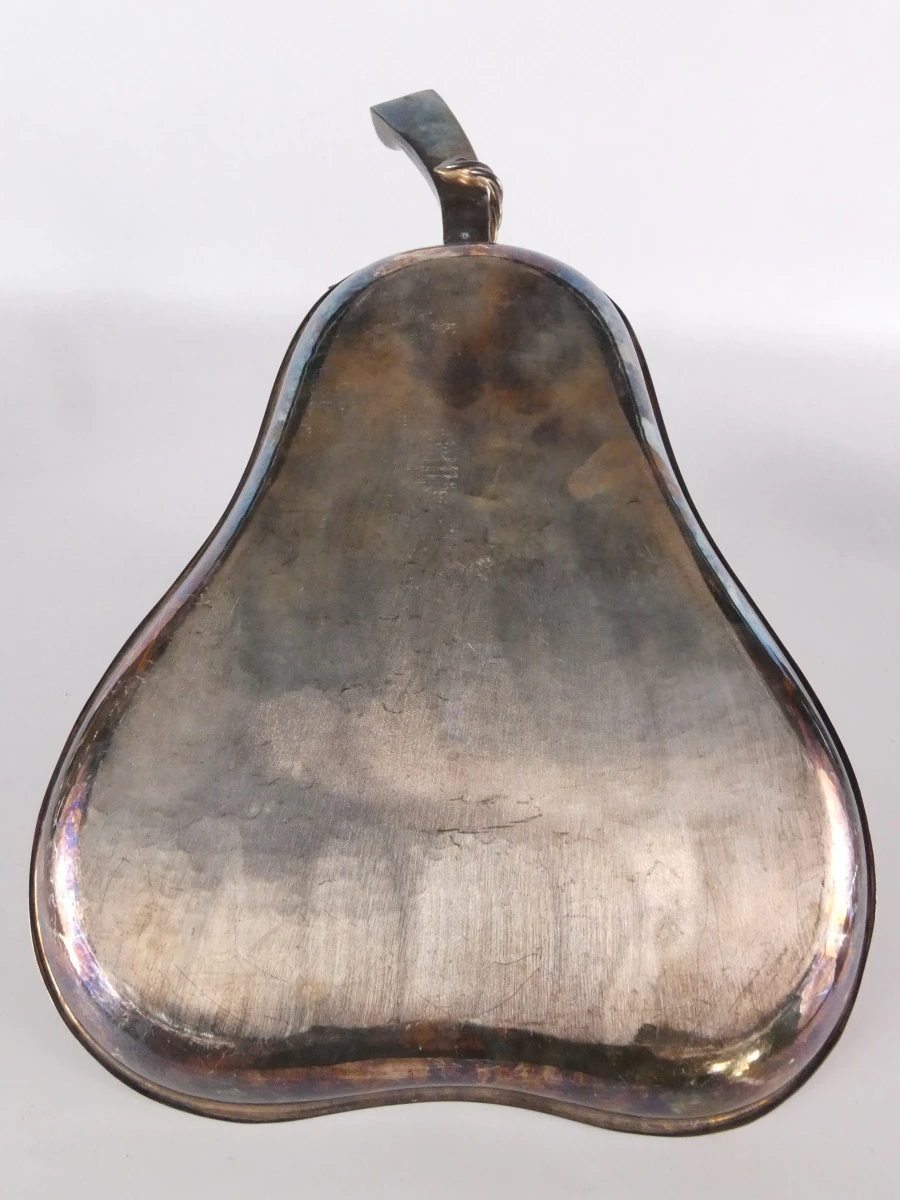 Vintage lot van voornamelijk verzilverde metalen voorwerpen(23 stuks-7,82 kg) - foto 4
