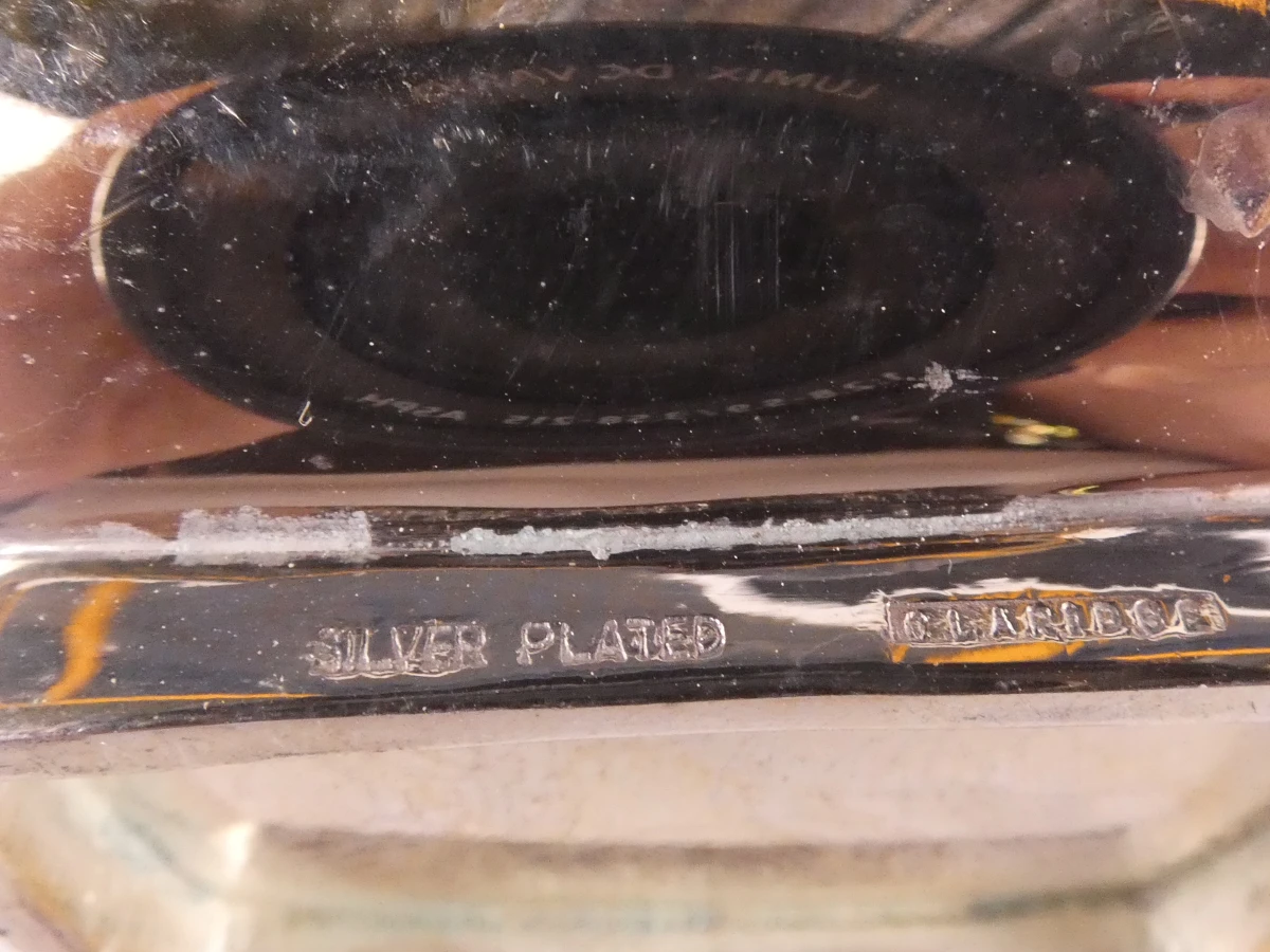 Vintage lot van voornamelijk verzilverde metalen voorwerpen(23 stuks-7,82 kg) - foto 7