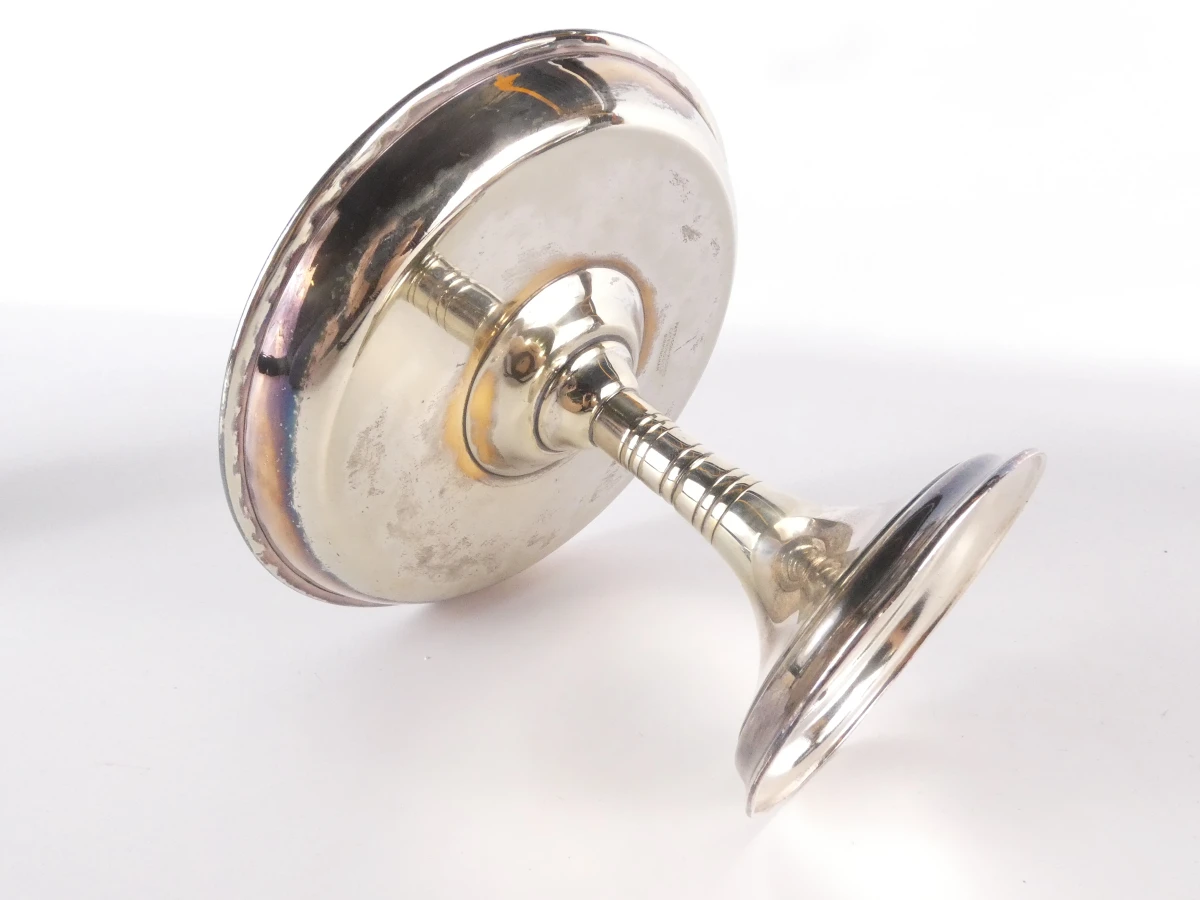Vintage lot van voornamelijk verzilverde metalen voorwerpen(23 stuks-7,82 kg) - foto 9