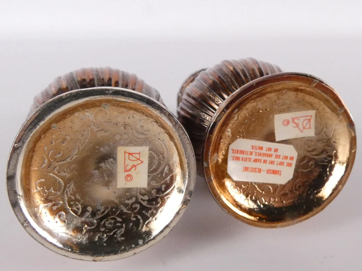 Vintage lot van voornamelijk verzilverde metalen voorwerpen(23 stuks-7,82 kg) - foto 22