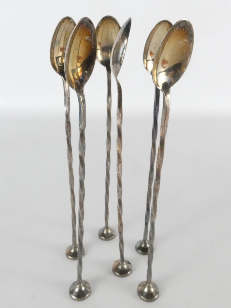 Vintage lot van voornamelijk verzilverde metalen voorwerpen(23 stuks-7,82 kg) - foto 23