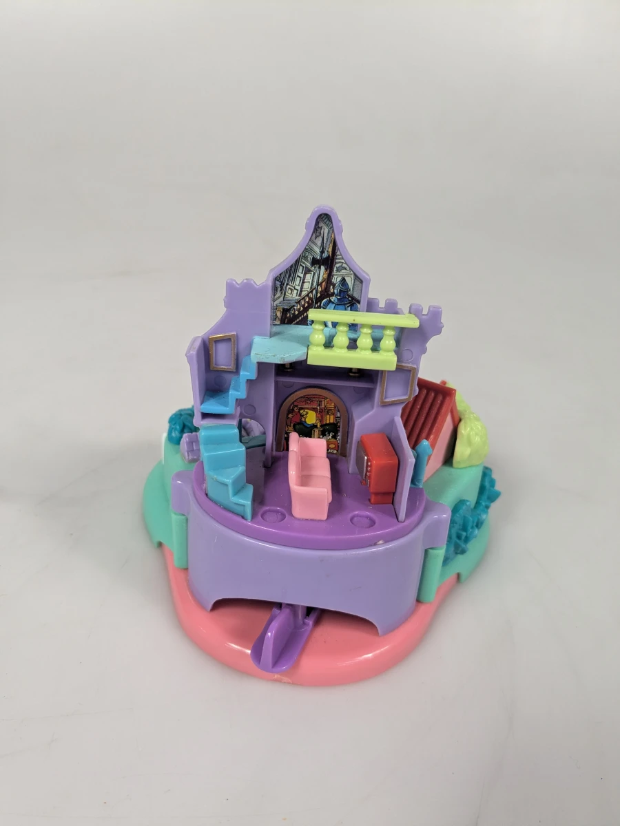 2 verschillende polly pocket sets met Sneeuwwitje, Cruella, dwergen en Dalmatiërs - foto 4