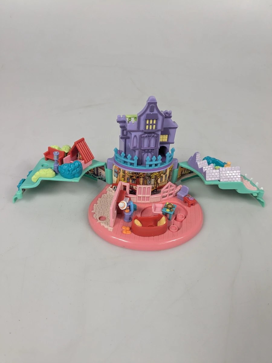 2 verschillende polly pocket sets met Sneeuwwitje, Cruella, dwergen en Dalmatiërs - foto 7