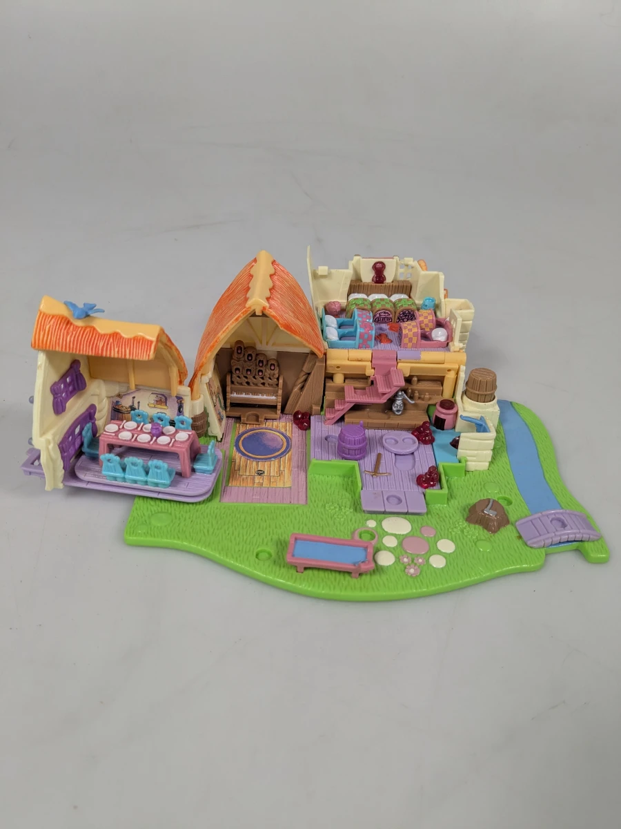 2 verschillende polly pocket sets met Sneeuwwitje, Cruella, dwergen en Dalmatiërs - foto 5