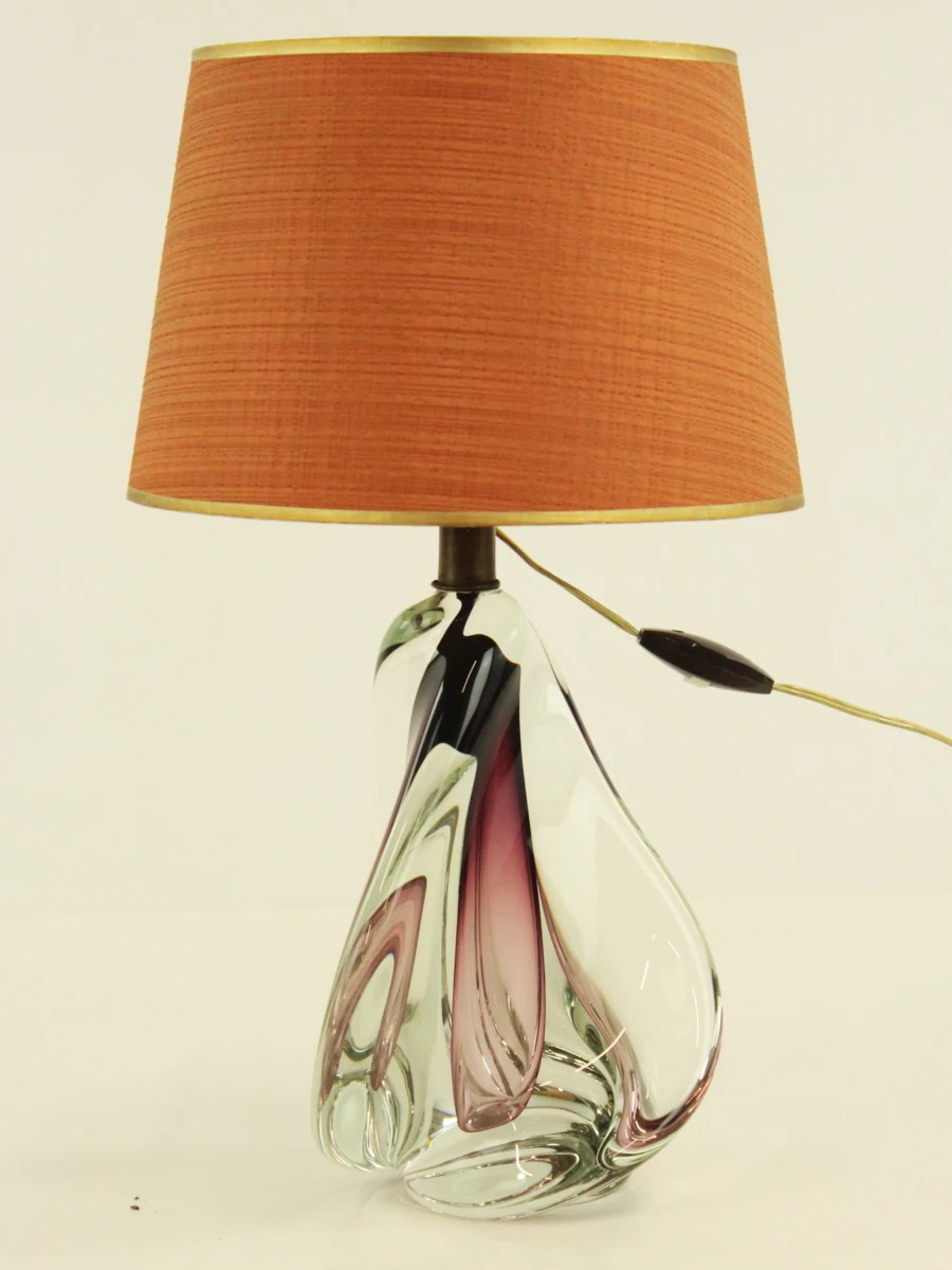 Belgische Doyen stijl Design glazen tafellamp - foto 2