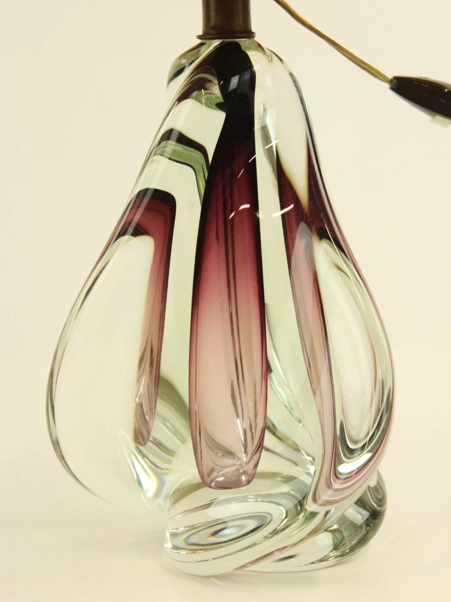 Belgische Doyen stijl Design glazen tafellamp - foto 3