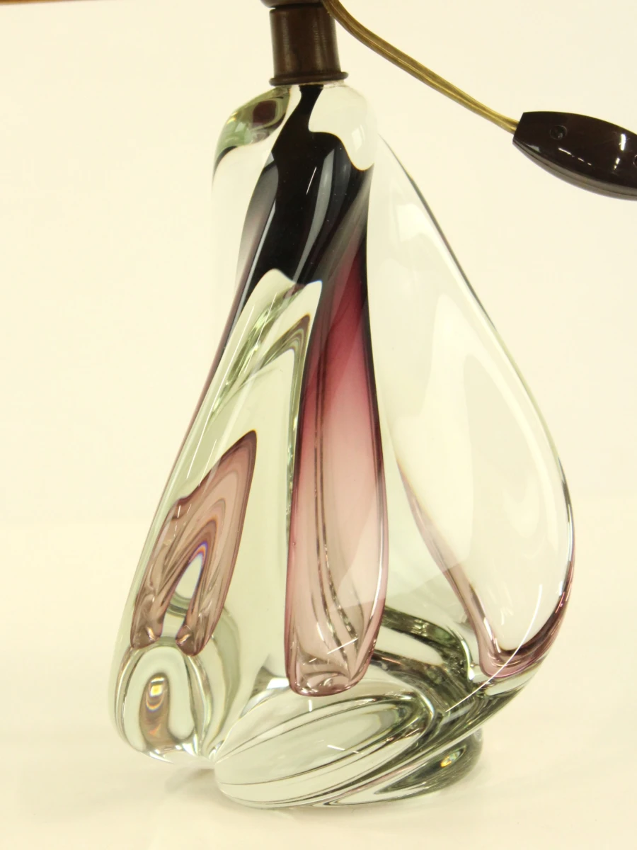 Belgische Doyen stijl Design glazen tafellamp - foto 4