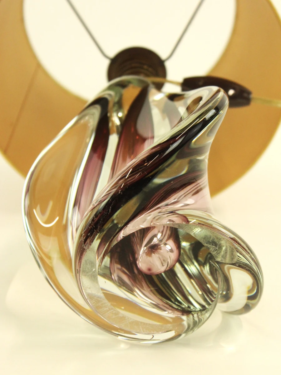 Belgische Doyen stijl Design glazen tafellamp - foto 6