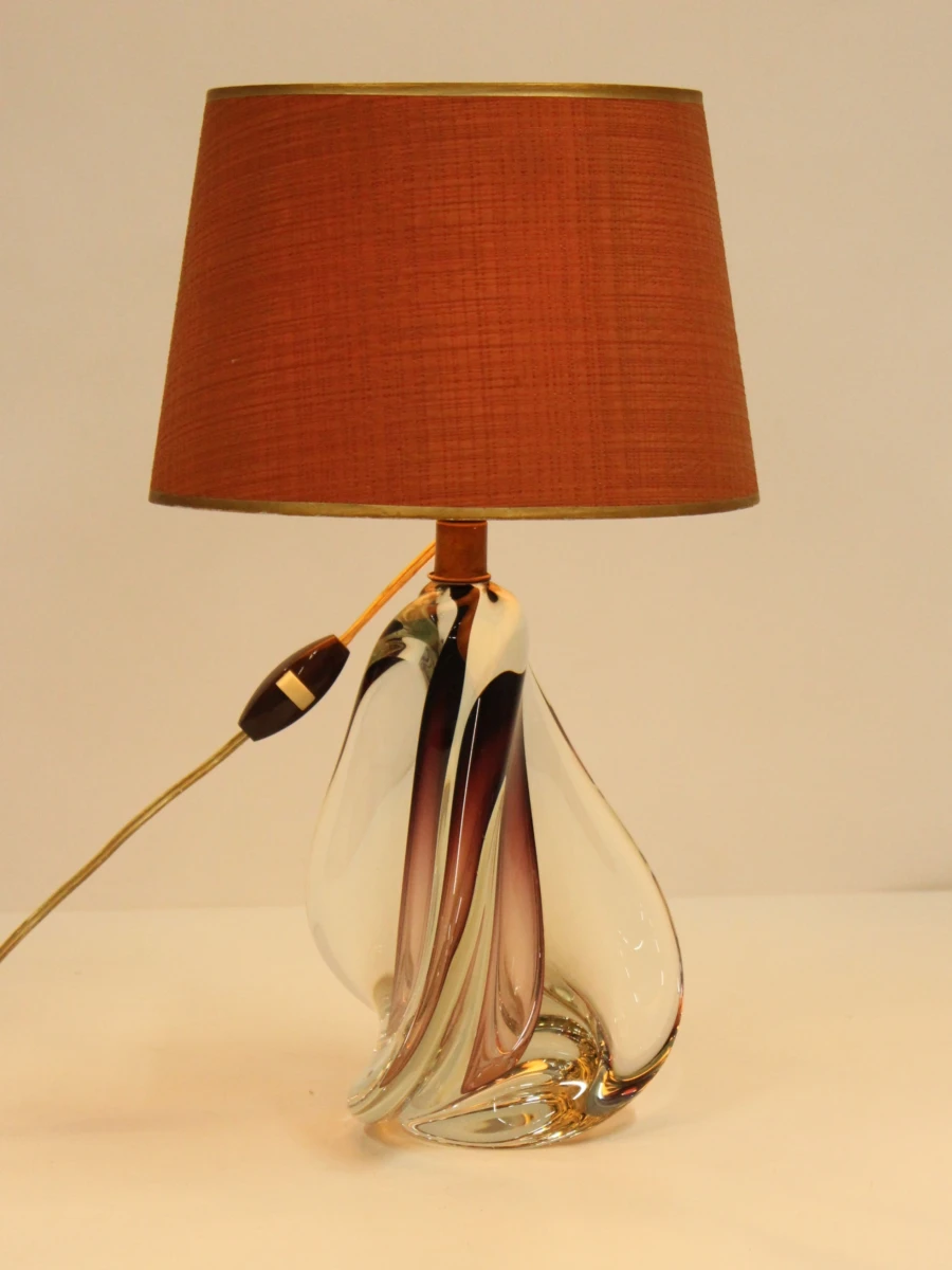 Belgische Doyen stijl Design glazen tafellamp - foto 8