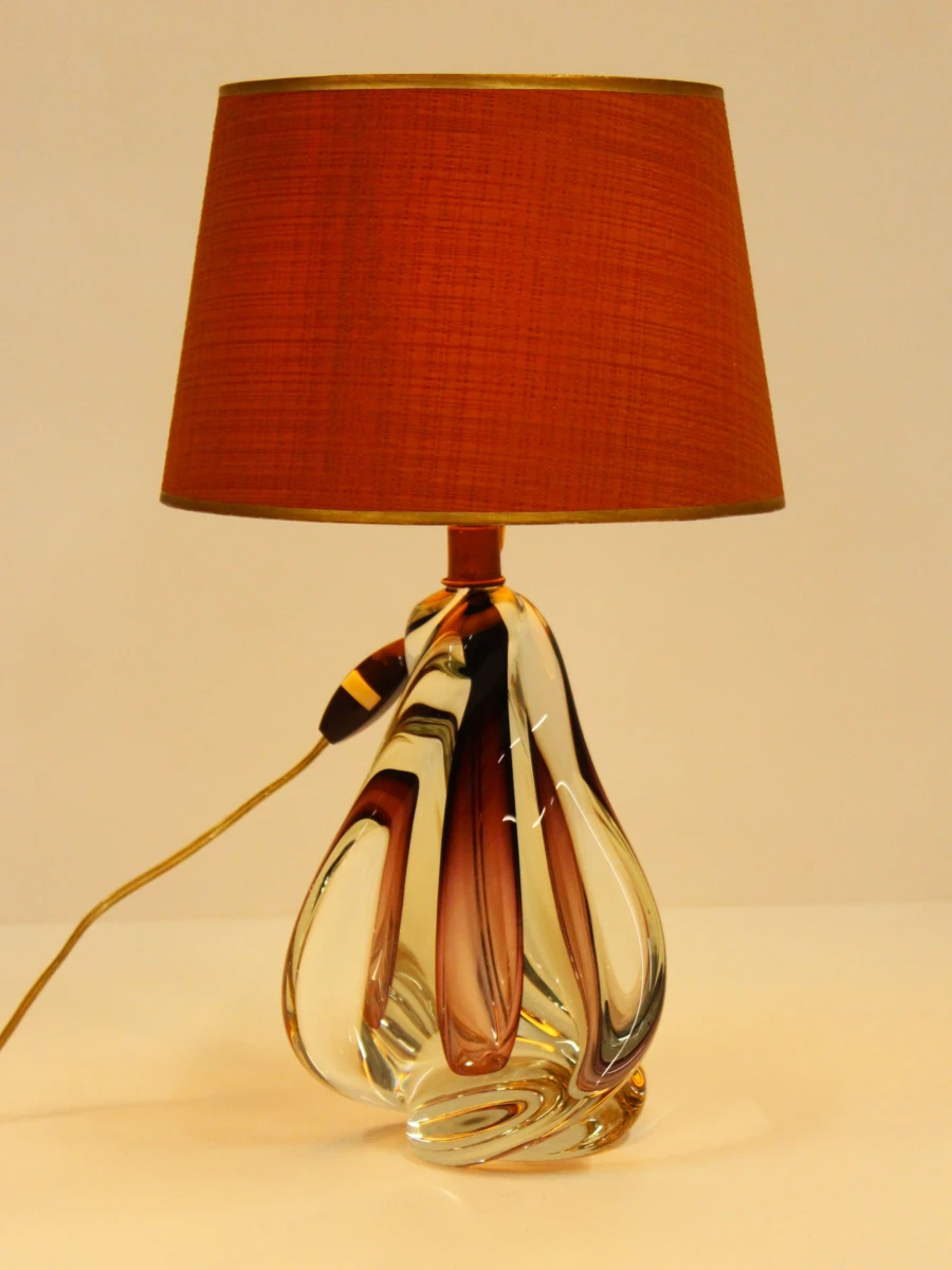 Belgische Doyen stijl Design glazen tafellamp - foto 9