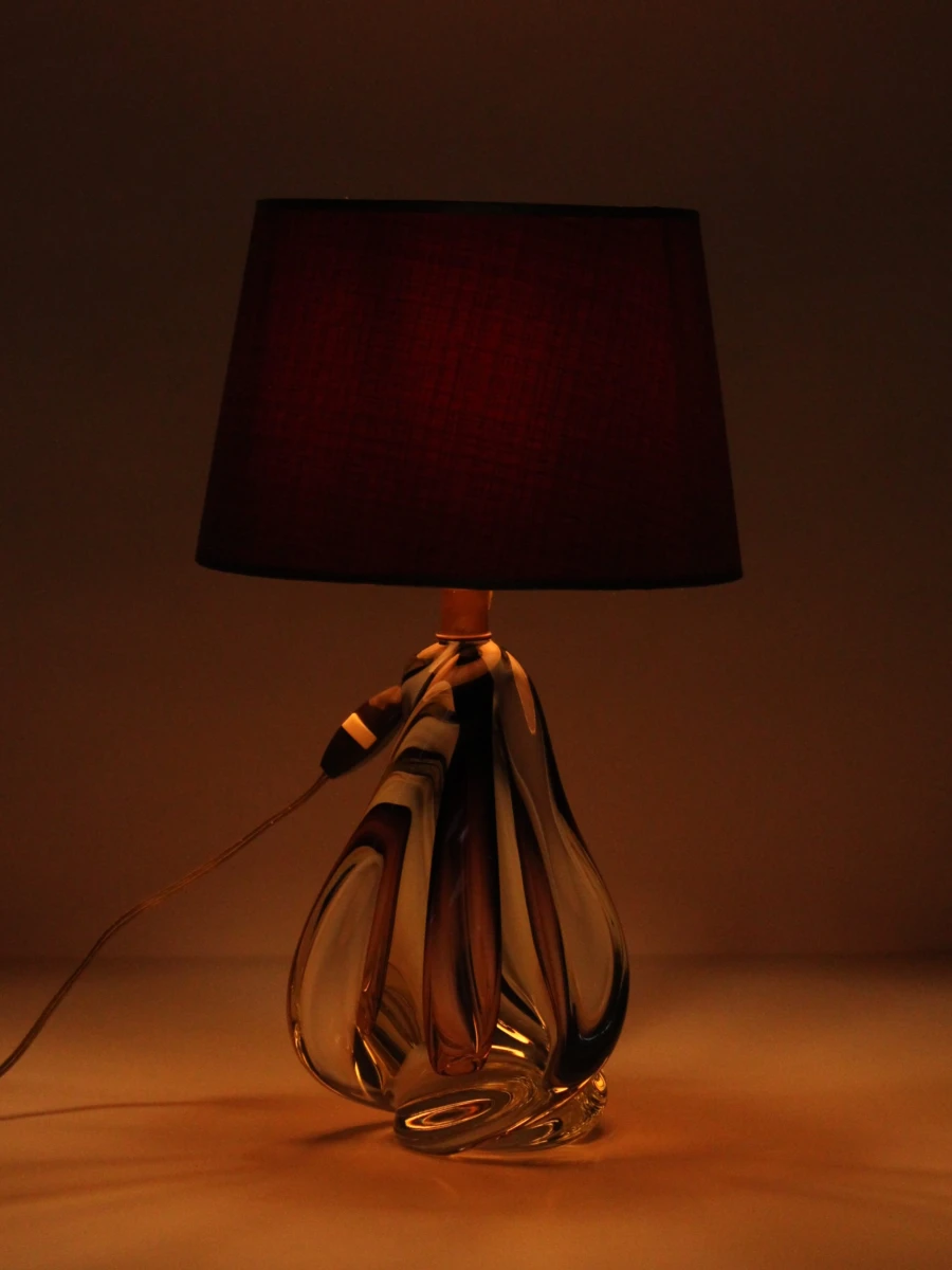 Belgische Doyen stijl Design glazen tafellamp - foto 10