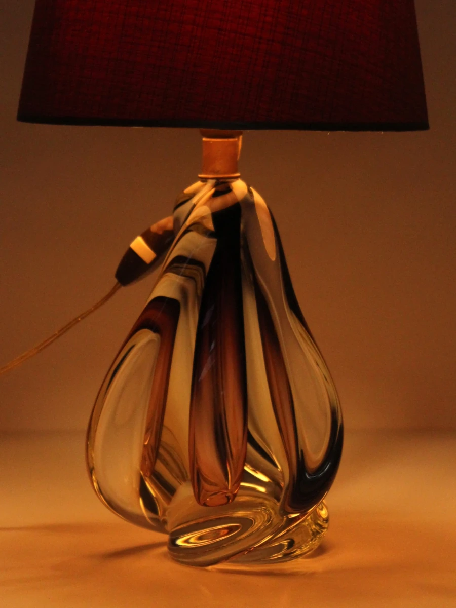 Belgische Doyen stijl Design glazen tafellamp - foto 11