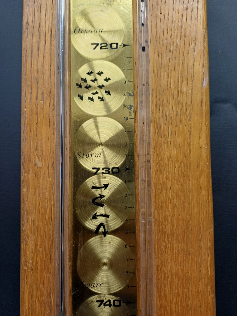 Vintage kwikbarometer - foto 6