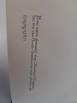 Dichtbundel "hoe stille is't" van Guido Gezelle - foto 3
