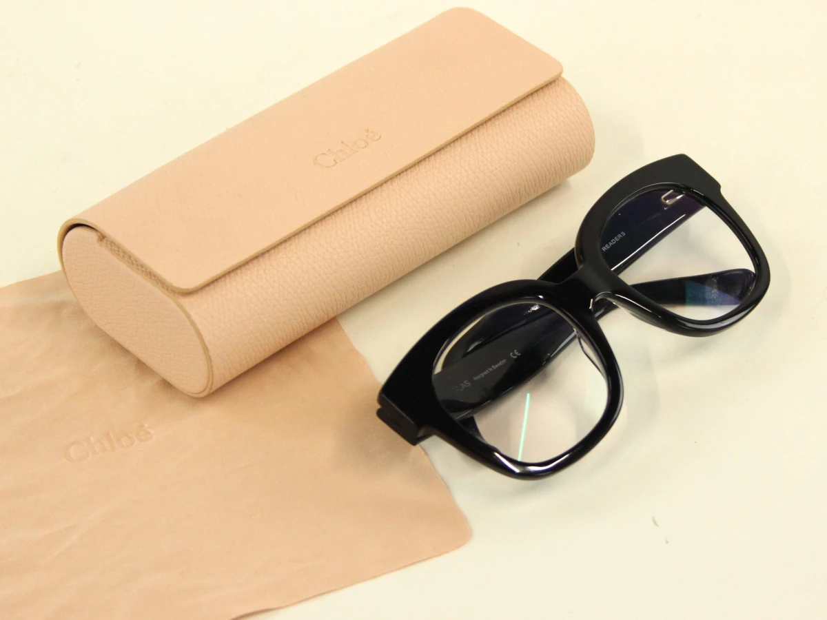 Chloe Black Oversized leesbril 'GLAS Sweden' +2.50 - foto 2